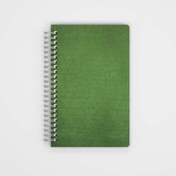 Grid Notebook, Green Cover Image