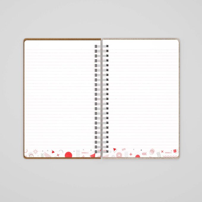 Ruled Notebook, Inside Spread Image